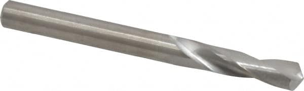 M.A. Ford - 0.234" 118° Spiral Flute Solid Carbide Screw Machine Drill Bit - Bright Finish, Right Hand Cut, 1" Flute Length, 2-1/2" OAL, Faceted Point, Straight Shank - Americas Industrial Supply