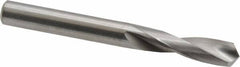 M.A. Ford - 0.261" 118° Spiral Flute Solid Carbide Screw Machine Drill Bit - Bright Finish, Right Hand Cut, 1" Flute Length, 2-1/2" OAL, Faceted Point, Straight Shank - Americas Industrial Supply