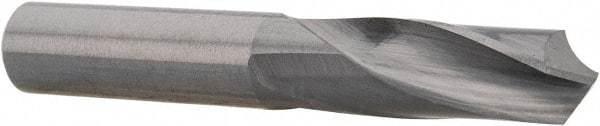 M.A. Ford - 0.397" 118° Spiral Flute Solid Carbide Screw Machine Drill Bit - Bright Finish, Right Hand Cut, 1-1/4" Flute Length, 2-3/4" OAL, Faceted Point, Straight Shank - Americas Industrial Supply