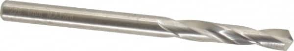 M.A. Ford - 4.0005mm 118° Spiral Flute Solid Carbide Screw Machine Drill Bit - Bright Finish, Right Hand Cut, 22mm Flute Length, 55mm OAL, Faceted Point, Straight Shank - Americas Industrial Supply