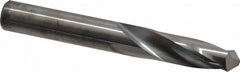 M.A. Ford - 12.99972mm 118° Spiral Flute Solid Carbide Screw Machine Drill Bit - Bright Finish, Right Hand Cut, 51mm Flute Length, 102mm OAL, Faceted Point, Straight Shank - Americas Industrial Supply