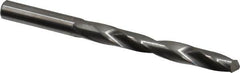M.A. Ford - 19/64" 118° Solid Carbide Jobber Drill - Bright Finish, Right Hand Cut, Spiral Flute, Straight Shank, 3-3/4" OAL, Faceted Point - Americas Industrial Supply