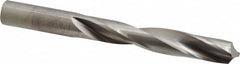 M.A. Ford - 17/32" 118° Solid Carbide Jobber Drill - Bright Finish, Right Hand Cut, Spiral Flute, Straight Shank, 5" OAL, Faceted Point - Americas Industrial Supply