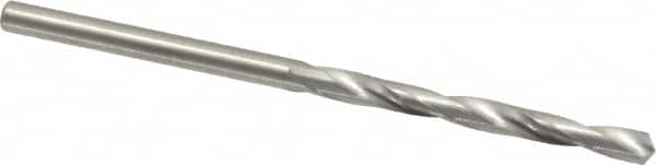 M.A. Ford - #40 118° Solid Carbide Jobber Drill - Bright Finish, Right Hand Cut, Spiral Flute, Straight Shank, 2" OAL, Faceted Point - Americas Industrial Supply
