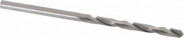 M.A. Ford - #42 118° Solid Carbide Jobber Drill - Bright Finish, Right Hand Cut, Spiral Flute, Straight Shank, 2" OAL, Faceted Point - Americas Industrial Supply
