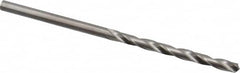 M.A. Ford - #44 118° Solid Carbide Jobber Drill - Bright Finish, Right Hand Cut, Spiral Flute, Straight Shank, 2" OAL, Faceted Point - Americas Industrial Supply