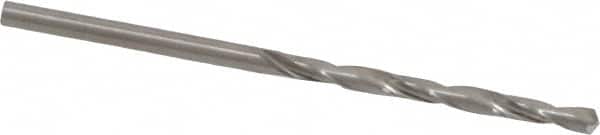 M.A. Ford - #48 118° Solid Carbide Jobber Drill - Bright Finish, Right Hand Cut, Spiral Flute, Straight Shank, 1-3/4" OAL, Faceted Point - Americas Industrial Supply