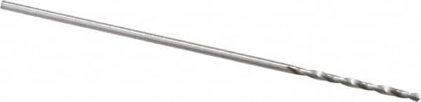 M.A. Ford - #66 118° Solid Carbide Jobber Drill - Bright Finish, Right Hand Cut, Spiral Flute, Straight Shank, 1-1/2" OAL, Faceted Point - Americas Industrial Supply