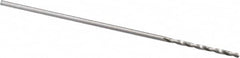 M.A. Ford - #66 118° Solid Carbide Jobber Drill - Bright Finish, Right Hand Cut, Spiral Flute, Straight Shank, 1-1/2" OAL, Faceted Point - Americas Industrial Supply