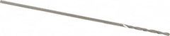 M.A. Ford - #70 118° Solid Carbide Jobber Drill - Bright Finish, Right Hand Cut, Spiral Flute, Straight Shank, 1-1/2" OAL, Faceted Point - Americas Industrial Supply