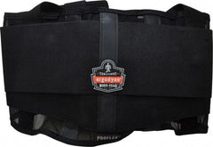 Ergodyne - Size S, Hook & Loop, Spandex Belt with Adjustable Shoulder Straps - 25 to 30" Waist, 7-1/2" Wide, Detachable Strap, Black - Americas Industrial Supply