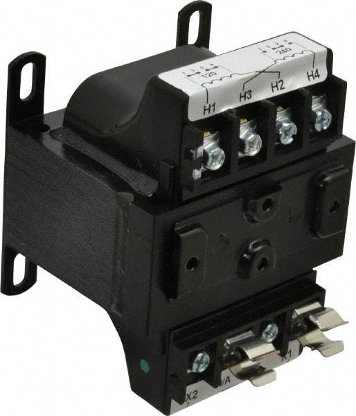 Eaton Cutler-Hammer - 1 Phase, 0.08 kVA, Control Transformer - 2 Input, 1 Output Winding, 50/60 Hz, 3-1/2 Inch Deep x 2-9/16 Inch High, 131°F Temp Rise - Americas Industrial Supply