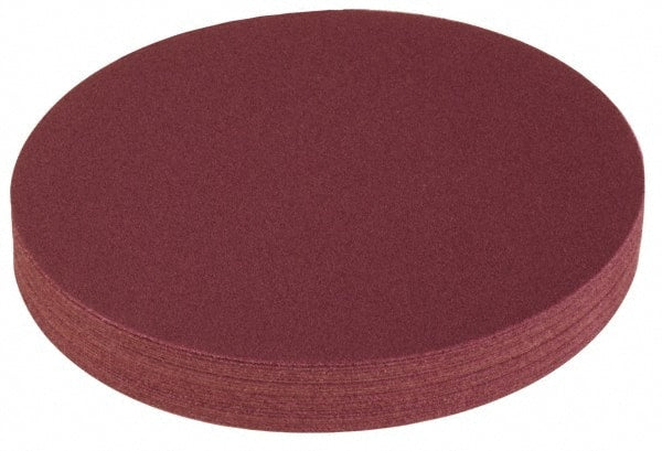Superior Abrasives - 14" Diam, 120 Grit Aluminum Oxide Adhesive PSA Disc - Americas Industrial Supply