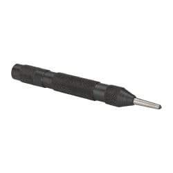 Value Collection - 5/8" Automatic Center Punch - 5" OAL, Steel - Americas Industrial Supply