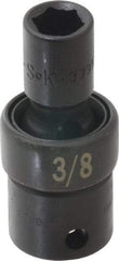 SK - 3/8" Drive 3/8" Standard Universal Impact Socket - 6 Points, 2-1/8" OAL - Americas Industrial Supply