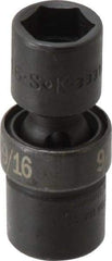 SK - 3/8" Drive 9/16" Standard Universal Impact Socket - 6 Points, 2-7/32" OAL - Americas Industrial Supply