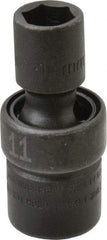 SK - 3/8" Drive 11mm Standard Universal Impact Socket - 6 Points, 2-1/8" OAL - Americas Industrial Supply