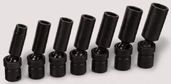 SK - 3/8" Drive 10mm Deep Universal Impact Socket - 6 Points, 3-1/8" OAL - Americas Industrial Supply