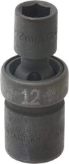 SK - 1/2" Drive 12mm Standard Universal Impact Socket - 6 Points, 2-3/4" OAL - Americas Industrial Supply