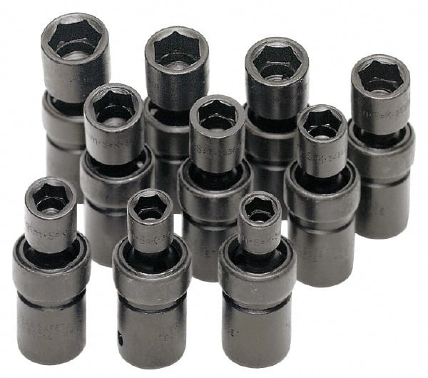 SK - 1/2" Drive 15mm Standard Universal Impact Socket - Americas Industrial Supply