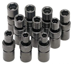 SK - 1/2" Drive 18mm Standard Universal Impact Socket - 6 Points, 2-55/64" OAL - Americas Industrial Supply