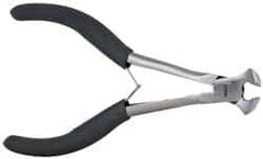 Value Collection - 5-1/2" OAL, End Cutting Pliers - 1/2" Jaw Length x 9/16" Jaw Width, Plastic Coated Handle - Americas Industrial Supply