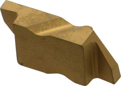 Kennametal - 4125NG Grade KC850, 3.18mm Cutting Width Carbide Grooving Insert - 3.81mm Max Depth of Cut, Left Hand, 0.19mm Corner Radius, TiC/TiCN/TiN Finish - Americas Industrial Supply