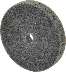 3M - 1-1/2" Diam, 1/4" Face Width, 3/16" Center Hole, Medium Grade, Silicon Carbide Deburring Wheel - Unitized, Hard Density 7 Grade, 30,100 RPM - Americas Industrial Supply