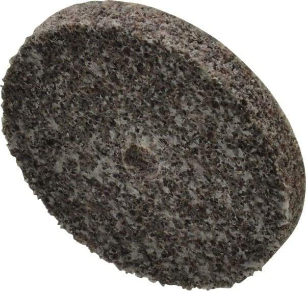 3M - 2" Diam, 1/4" Face Width, 1/4" Center Hole, Coarse Grade, Aluminum Oxide Deburring Wheel - Unitized, Hard Density 7 Grade, 22,100 RPM - Americas Industrial Supply