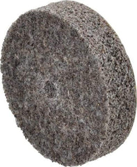 3M - 2" Diam, 1/2" Face Width, 1/4" Center Hole, Coarse Grade, Aluminum Oxide Deburring Wheel - Unitized, Hard Density 7 Grade, 22,100 RPM - Americas Industrial Supply