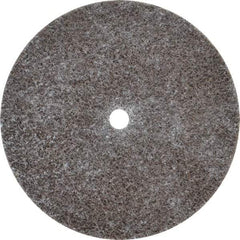 3M - 3" Diam, 1/8" Face Width, 1/4" Center Hole, Medium Grade, Aluminum Oxide Deburring Wheel - Unitized, Hard Density 7 Grade, 18,100 RPM - Americas Industrial Supply