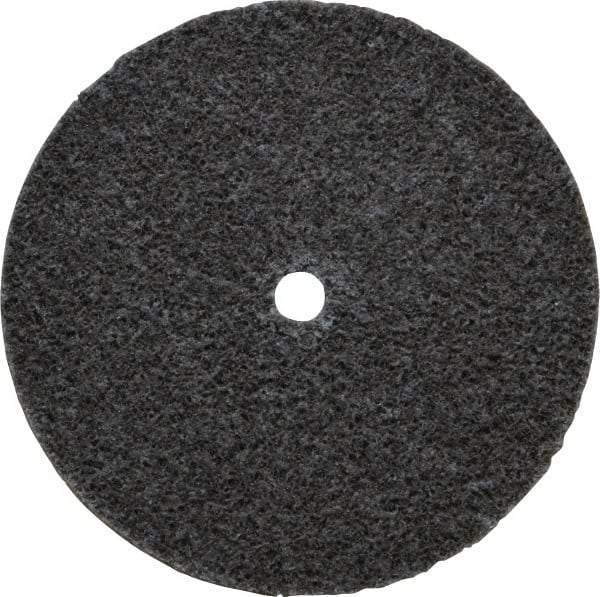 3M - 3" Diam, 1/4" Face Width, 1/4" Center Hole, Fine Grade, Aluminum Oxide Deburring Wheel - Unitized, Medium Density 5 Grade, 18,100 RPM - Americas Industrial Supply