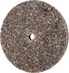 3M - 3" Diam, 1/4" Face Width, 1/4" Center Hole, Coarse Grade, Aluminum Oxide Deburring Wheel - Unitized, Hard Density 7 Grade, 18,100 RPM - Americas Industrial Supply