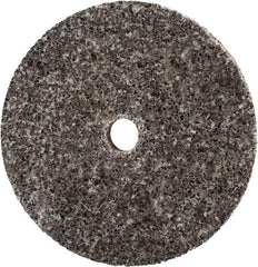 3M - 3" Diam, 1/4" Face Width, 3/8" Center Hole, Coarse Grade, Aluminum Oxide Deburring Wheel - Unitized, Hard Density 7 Grade, 18,100 RPM - Americas Industrial Supply