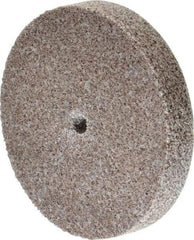 3M - 3" Diam, 1/2" Face Width, 1/4" Center Hole, Medium Grade, Aluminum Oxide Deburring Wheel - Unitized, Hard Density 7 Grade, 15,100 RPM - Americas Industrial Supply