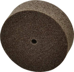 3M - 3" Diam, 1" Face Width, 1/4" Center Hole, Fine Grade, Aluminum Oxide Deburring Wheel - Unitized, Medium Density 5 Grade, 15,100 RPM - Americas Industrial Supply
