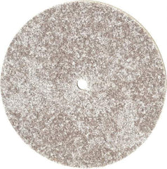 3M - 4" Diam, 1/4" Face Width, 1/4" Center Hole, Fine Grade, Aluminum Oxide Deburring Wheel - Unitized, Medium Density 5 Grade, 12,100 RPM - Americas Industrial Supply