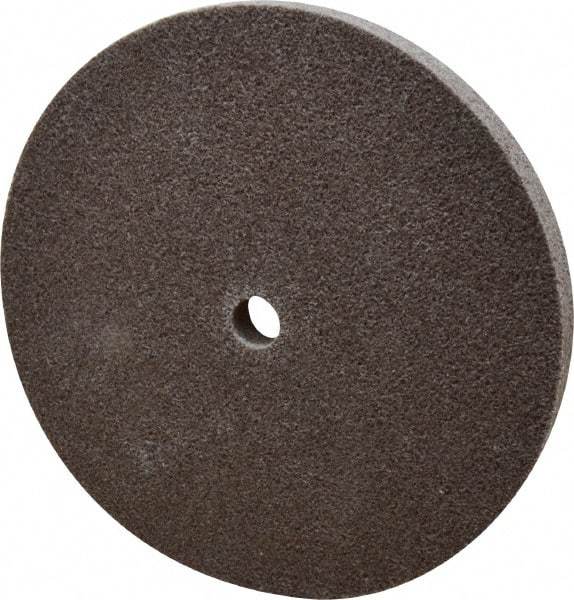3M - 6" Diam, 1/2" Face Width, 1/2" Center Hole, Fine Grade, Aluminum Oxide Deburring Wheel - Unitized, Medium Density 5 Grade, 7,500 RPM - Americas Industrial Supply