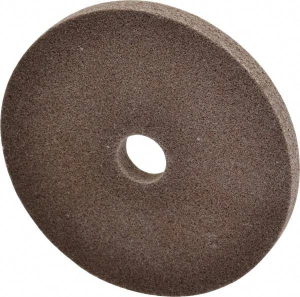3M - 6" Diam, 1/2" Face Width, 1" Center Hole, Medium Grade, Aluminum Oxide Deburring Wheel - Unitized, Hard Density 7 Grade, 7,500 RPM - Americas Industrial Supply