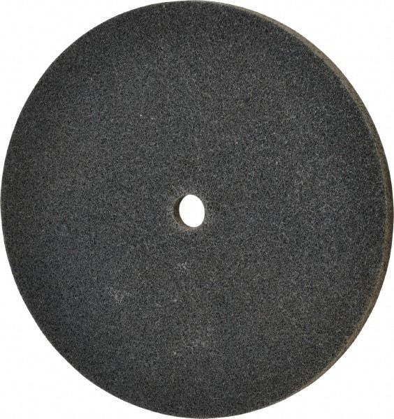 3M - 6" Diam, 1/4" Face Width, 1/2" Center Hole, Fine Grade, Silicon Carbide Deburring Wheel - Unitized, Medium Density 5 Grade, 7,500 RPM - Americas Industrial Supply