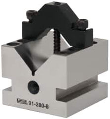 SPI - 1-3/8" Max Capacity, 90° Angle, Hardened Steel V-Block - 2-1/2" Long x 2-1/2" Wide x 2" High, Sold as Individual - Americas Industrial Supply