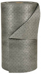 Brady SPC Sorbents - 50 Gal Capacity per Package, Universal Roll - 150' Long x 30" Wide, Gray, Polypropylene - Americas Industrial Supply