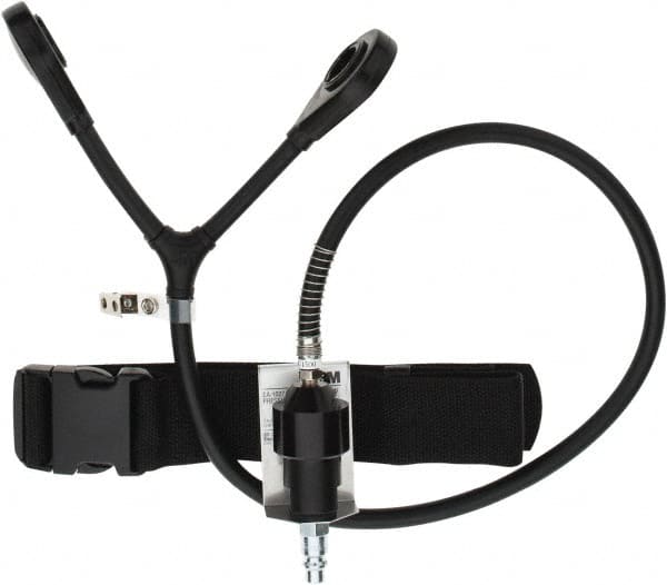 3M - Supplied Air (SAR) Dual Air Line Adapter Kits Compatible Hose Type: Low Pressure Mount: Front-Mounted - Americas Industrial Supply