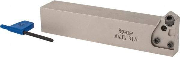 Iscar - MAH, External, Left Hand, Indexable Grooving Tool Holder - 1-1/4" Shank Height, 1-1/4" Shank Width, 167.64mm OAL - Americas Industrial Supply