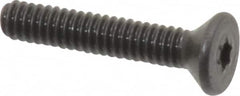Value Collection - #2-56 UNC Hex Socket Drive, 82° Flat Screw - Alloy Steel, Black Oxide Finish, Fully Threaded, 1/2" OAL - Americas Industrial Supply
