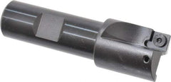 Kennametal - 1" Cut Diam, 8.64mm Max Depth of Cut, 3/4" Shank Diam, 3-1/4" OAL, Indexable Square Shoulder End Mill - SPEB 322 Inserts, Cylindrical Shank, 0° Lead Angle - Americas Industrial Supply