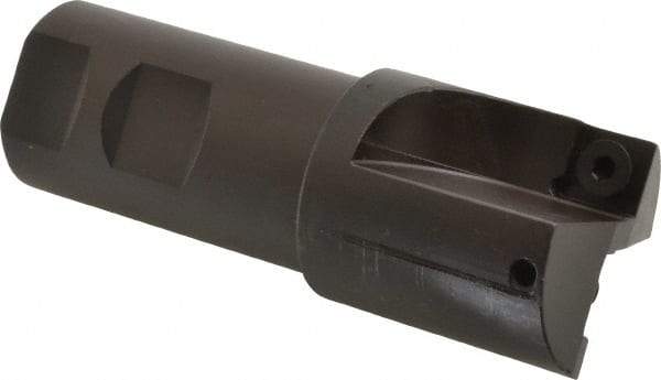 Kennametal - 1-1/2" Cut Diam, 11.94mm Max Depth of Cut, 1-1/4" Shank Diam, 4.03" OAL, Indexable Square Shoulder End Mill - SPEB 422 Inserts, Cylindrical Shank, 0° Lead Angle - Americas Industrial Supply