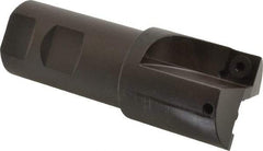 Kennametal - 1-1/2" Cut Diam, 11.94mm Max Depth of Cut, 1-1/4" Shank Diam, 4.03" OAL, Indexable Square Shoulder End Mill - SPEB 422 Inserts, Cylindrical Shank, 0° Lead Angle - Americas Industrial Supply