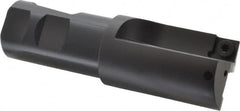 Kennametal - 1-1/2" Cut Diam, 11.94mm Max Depth of Cut, 1-1/4" Shank Diam, 4.78" OAL, Indexable Square Shoulder Centercutting End Mill - SPEB 422 Inserts, Weldon Shank, 0° Lead Angle, Through Coolant - Americas Industrial Supply