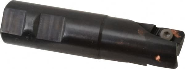 Kennametal - 1" Cut Diam, 18.03mm Max Depth of Cut, 1" Shank Diam, 102.36mm OAL, Indexable Square Shoulder End Mill - EC18.., EP18.. Inserts, Weldon Shank, 0° Lead Angle, Through Coolant - Americas Industrial Supply